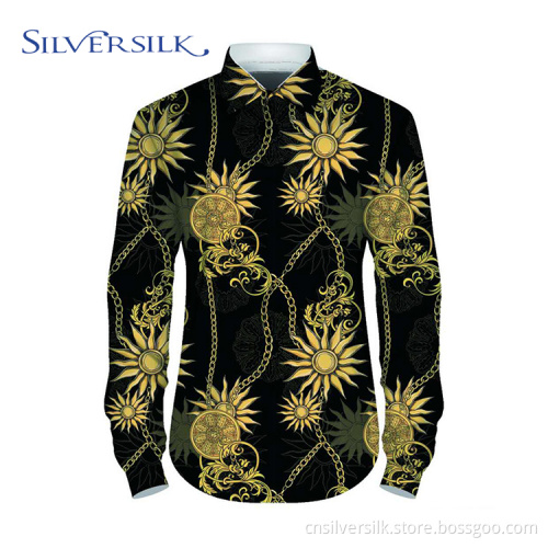 Custom design printed long sleeve shirt